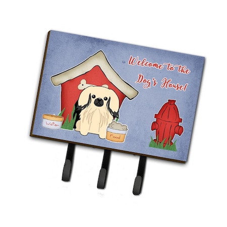 Carolines Treasures Dog House Collection Pekingnese Cream Leash or Key Holder BB2860TH68